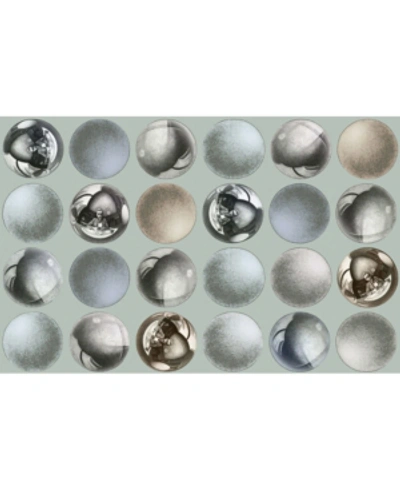 Shop Sirpi 27" X 396" Mattel Sphere Wallpaper In Gray