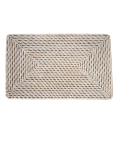 Shop Artifacts Trading Company Artifacts Rattan Rectangular Placemat In Off-white