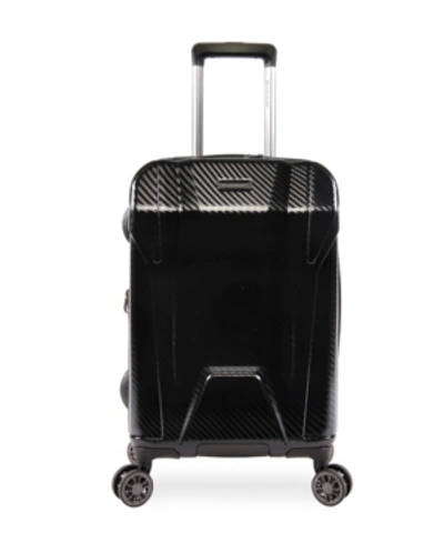 Shop Brookstone Herbert 21" Hardside Carry-on Luggage With Charging Port In Black