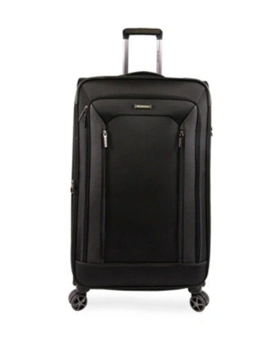 Shop Brookstone Elswood 29" Softside Spinner Luggage In Black
