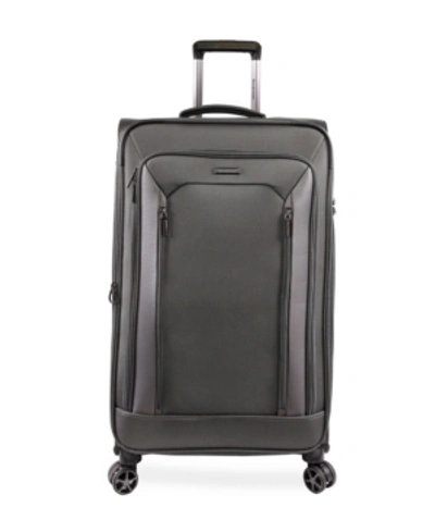 Shop Brookstone Elswood 29" Softside Spinner Luggage In Charcoal