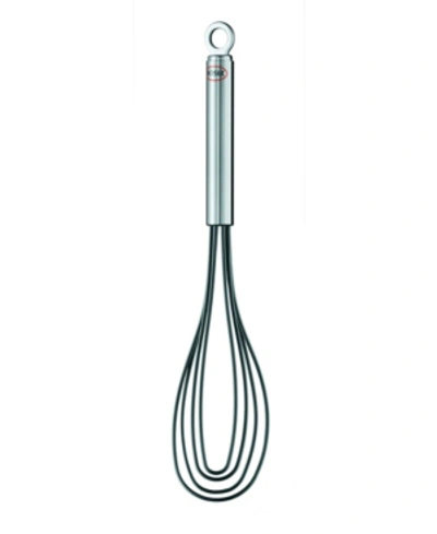 Shop Rosle 10.6" Flat Whisk Silicone In Silver