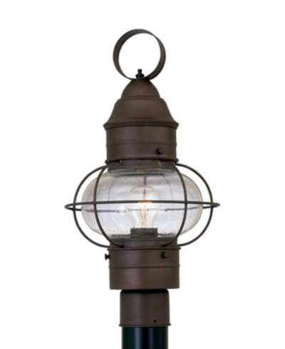 Shop Designer's Fountain Nantucket Post Lantern In Brown