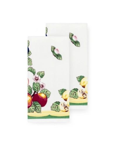 Shop Villeroy & Boch French Garden Kitchen Towels, Set Of 2 In Multi