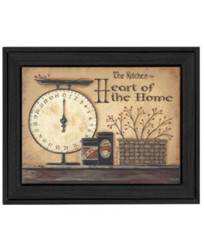 Shop Trendy Decor 4u Heart Of The Home By Pam Britton, Printed Wall Art, Ready To Hang, Black Frame, 14" X 18" In Multi