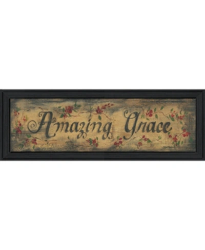 Shop Trendy Decor 4u Amazing Grace By Gail Eads, Printed Wall Art, Ready To Hang, Black Frame, 9" X 33" In Multi