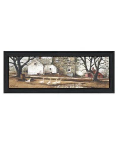 Shop Trendy Decor 4u Puddle Jumpers By John Rossini, Printed Wall Art, Ready To Hang, Black Frame, 21" X 9" In Multi
