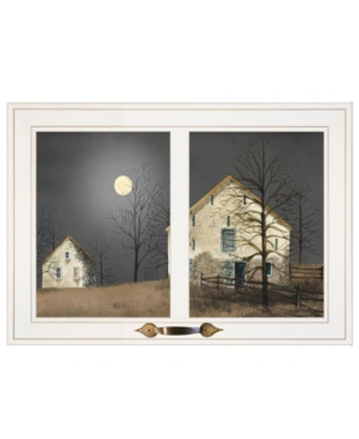 Shop Trendy Decor 4u Still Of The Night By Billy Jacobs, Ready To Hang Framed Print, White Window-style Frame, 21" X 15" In Multi