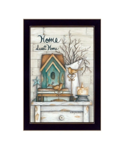Shop Trendy Decor 4u Home Sweet Home By Mary June, Printed Wall Art, Ready To Hang, Black Frame, 14" X 20" In Multi