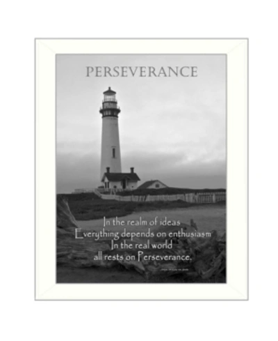 Shop Trendy Decor 4u Perseverance By Trendy Decor4u, Printed Wall Art, Ready To Hang, White Frame, 18" X 14" In Multi