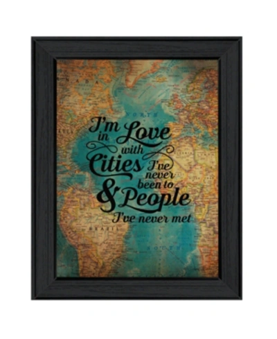 Shop Trendy Decor 4u Cities And People By Susan Ball, Printed Wall Art, Ready To Hang, Black Frame, 15" X 19" In Multi