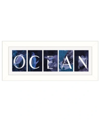 Shop Trendy Decor 4u Ocean By Robin-lee Vieira, Printed Wall Art, Ready To Hang, White Frame, 20" X 8" In Multi