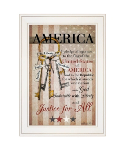 Shop Trendy Decor 4u The Keys To Freedom By Robin-lee Vieira, Ready To Hang Framed Print, White Frame, 15" X 21" In Multi