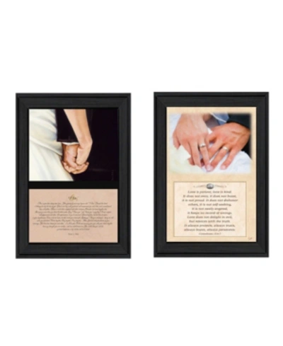 Shop Trendy Decor 4u Marriage Collection By B. Mohr And J. Spivey, Printed Wall Art, Ready To Hang, Black Frame, 20" X 14 In Multi
