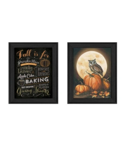 Shop Trendy Decor 4u Pumpkin Patch Collection By Mollie B., Printed Wall Art, Ready To Hang, Black Frame, 28" X 18" In Multi