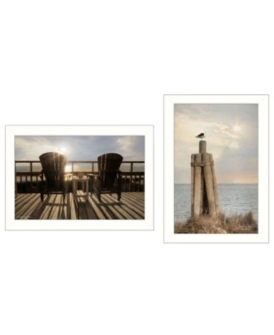 Shop Trendy Decor 4u By The Sea Collection By Lori Deiter, Printed Wall Art, Ready To Hang, White Frame, 20" X 14" In Multi