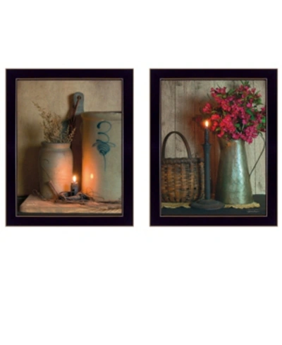 Shop Trendy Decor 4u Country Candlelight Collection By Susan Boyer, Printed Wall Art, Ready To Hang, Black Frame, 14" X 1 In Multi