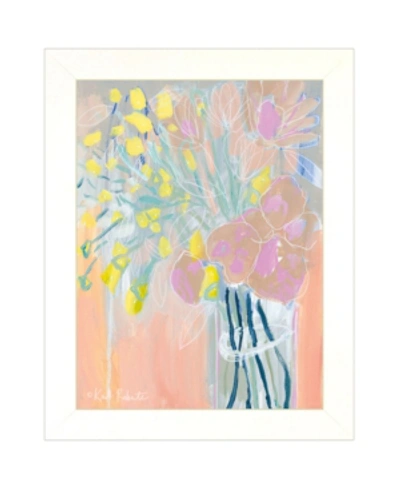 Shop Trendy Decor 4u Maybe She's A Wildflower By Kait Roberts, Ready To Hang Framed Print, White Frame, 15" X 19" In Multi