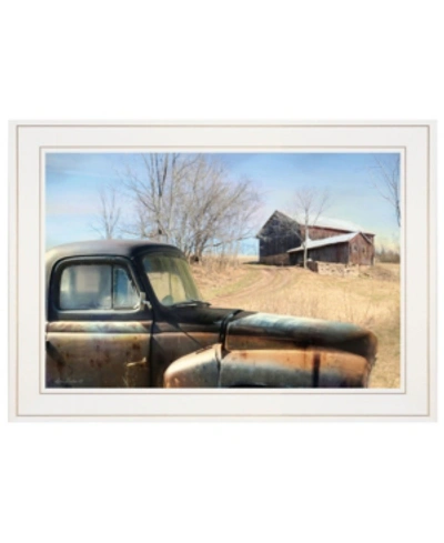 Shop Trendy Decor 4u Vintage-like Farm Trucks By Lori Deiter, Ready To Hang Framed Print, White Frame, 21" X 15" In Multi