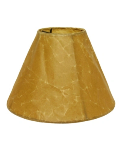 Shop Cloth & Wire Cloth&wire Slant Empire Softback Lampshade With Washer Fitter In Brown