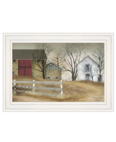 Shop Trendy Decor 4u The Old Stone Barn By Billy Jacobs, Ready To Hang Framed Print, White Frame, 15" X 11" In Multi
