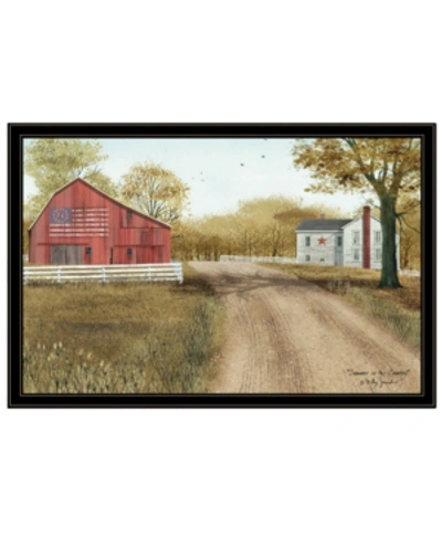 Shop Trendy Decor 4u Summer In The Country By Billy Jacobs, Ready To Hang Framed Print, Black Frame, 38" X 26" In Multi