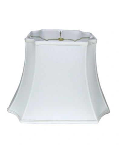 Shop Cloth & Wire Cloth&wire Slant Inverted Cut Corner Rectangle Softback Lampshade With Washer Fitter In Winter Wht