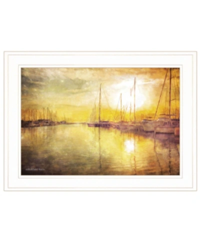 Shop Trendy Decor 4u Yellow Sunset By Bluebird Barn, Ready To Hang Framed Print, White Frame, 21" X 15" In Multi