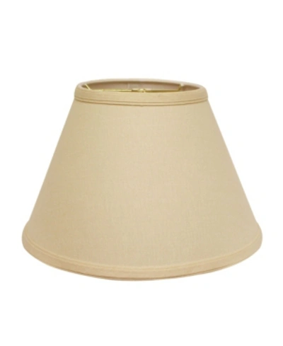 Shop Cloth & Wire Cloth&wire Slant Empire Hardback Lampshade With Washer Fitter In Beige