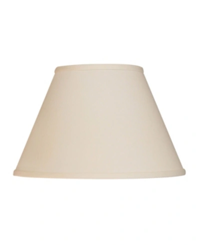Shop Cloth & Wire Cloth&wire Slant Empire Hardback Lampshade With Washer Fitter In Off-white