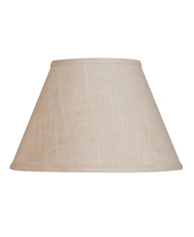 Shop Cloth & Wire Cloth&wire Slant Empire Hardback Lampshade With Washer Fitter In Beige