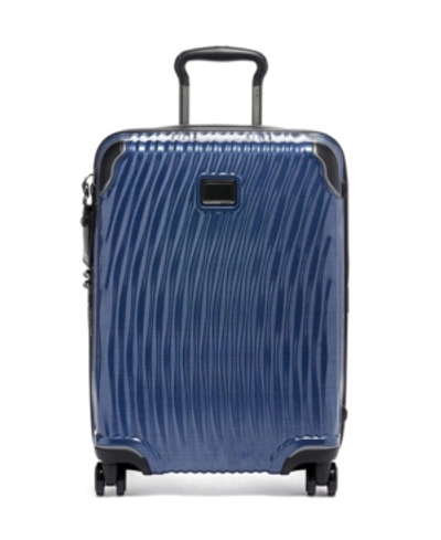 Shop Tumi Latitude Continental Carry-on Spinner Suitcase In Navy