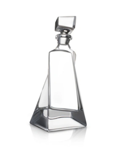 Shop Joyjolt Atlas Crystal Whiskey Decanter, 22 oz In Clear