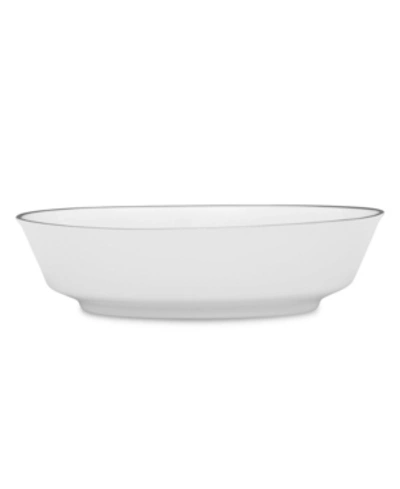 Noritake Spectrum Oval Vegetable Bowl, 32 Oz. In Silver