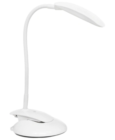 Shop All The Rages Simple Designs Flexi Led Rounded Clip Light In White