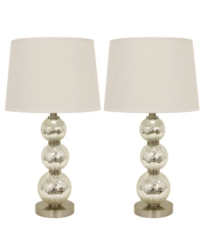 Shop Decor Therapy Tri-tiered Table Lamps Set Of 2