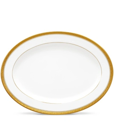 Shop Noritake Crestwood Gold Oval Platter