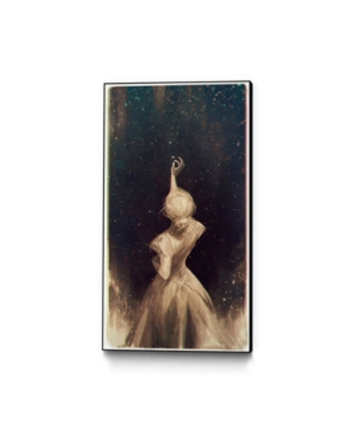 Shop Eyes On Walls Charlie Bowater The Astronomer Art Block Framed Canvas 14" X 25.9" In Multi