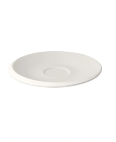Shop Villeroy & Boch Villeroy And Boch New Moon Espresso Cup Saucer In White