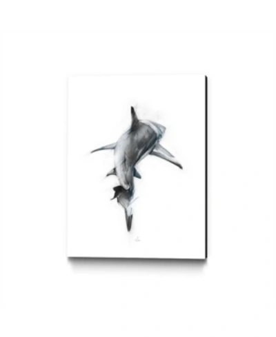 Shop Eyes On Walls Alexis Marcou Shark 3 Museum Mounted Canvas 24" X 32" In Multi