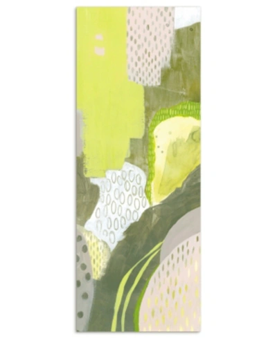 Shop Empire Art Direct Sun Fleck Frameless Free Floating Tempered Art Glass Abstract Wall Art By Ead Art Coop, 63" X 24" X  In Green