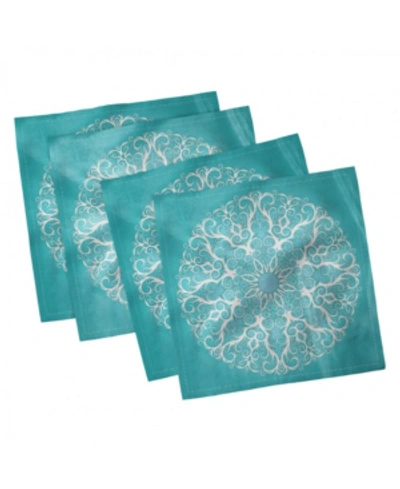 Shop Ambesonne Oriental Theme Set Of 4 Napkins, 12" X 12" In Multi