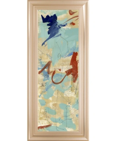 Shop Classy Art Composition 4b By Melissa Wang Framed Print Wall Art In Blue