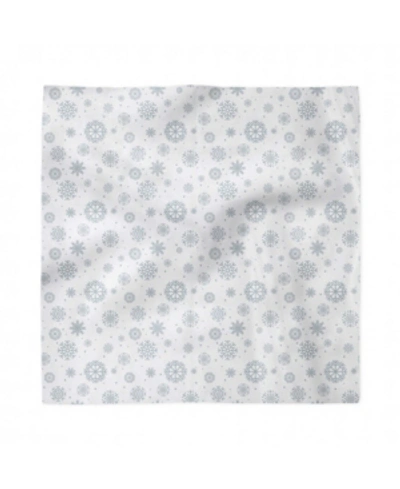 Shop Ambesonne Snowflake Set Of 4 Napkins, 12" X 12" In Multi