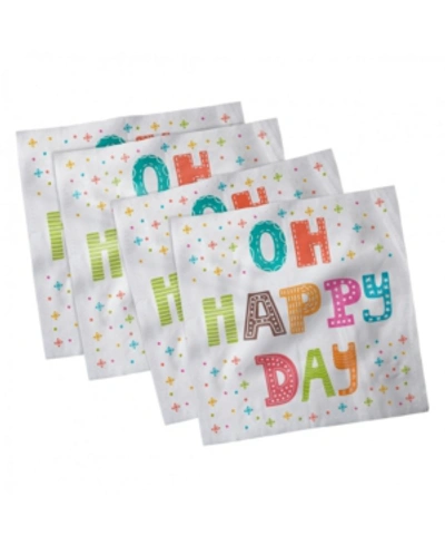 Shop Ambesonne Motivational Set Of 4 Napkins, 12" X 12" In Multi