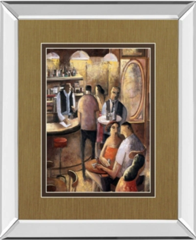 Shop Classy Art Entre Copas By Didier Lourenco Mirror Framed Print Wall Art, 34" X 40" In Brown