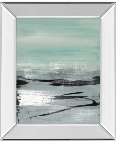 Shop Classy Art Beach Ii By Heather Mcalpine Mirror Framed Print Wall Art, 22" X 26" In Gray