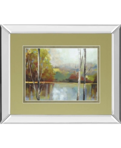 Shop Classy Art Still Water By Trent Thompson Mirror Framed Print Wall Art In Brown