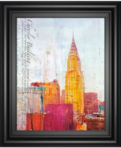 Shop Classy Art The City That Never Sleeps I By Haub Framed Print Wall Art, 22" X 26" In Yellow