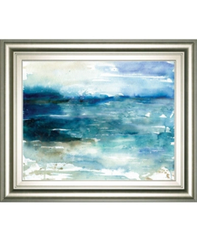 Classy Art Ocean Break I By Carol Robinson Framed Print Wall Art, 22" X 26" In Blue